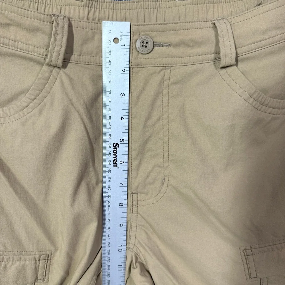 REI Co-op Sahara Convertible Hiking Pants Mens 34x32 Tan Cargo Zip Off Trail
